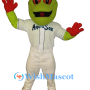 Baseball Green Frog Mascot Costume