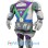 Futuristic Robot Mascot Costume