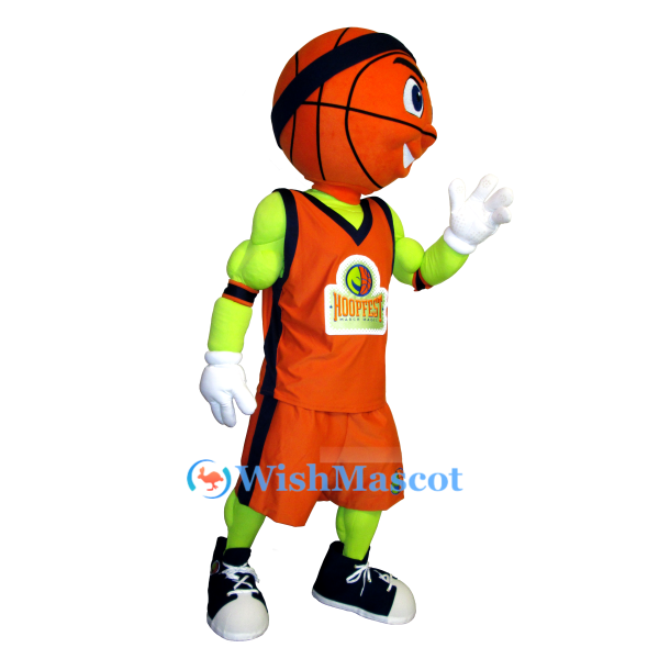 Muscle Basketball Man Mascot Costume