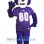 Friendly Purple Wildcat Mascot Costume