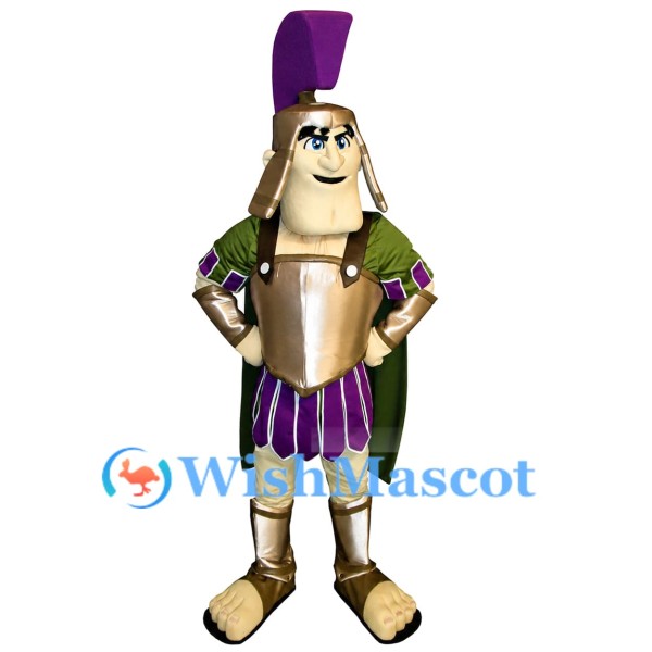 ‌Friendly Roman Soldier Mascot Costume
