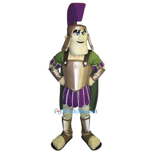 ‌Friendly Roman Soldier Mascot Costume
