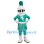 Green Knight Mascot Costume
