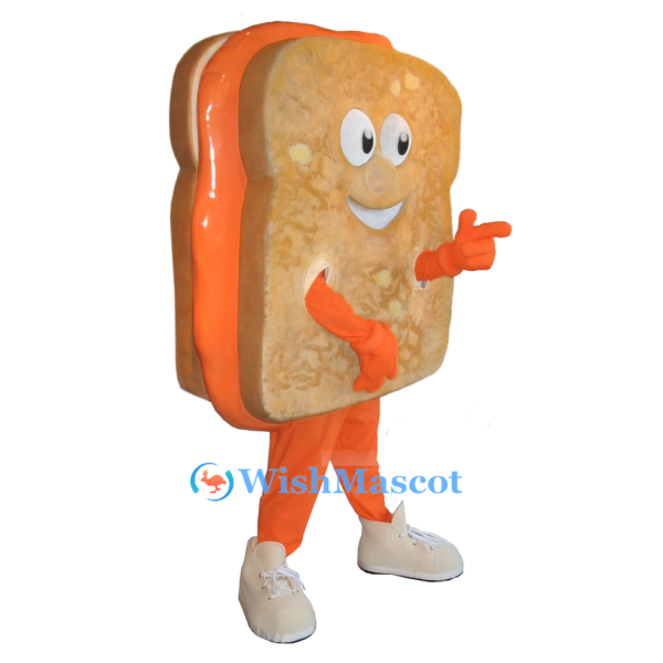 Peanut Butter Toast Mascot Costume