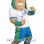 Football Muscle Warrior Mascot Costume