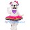 Ballet Bulldog Cutie Mascot Costume