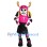 Skateboard Skeleton Mascot Costume