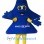 Blue Wish Tree Mascot Costume