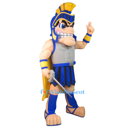 Muscular Roman Warrior Mascot Costume