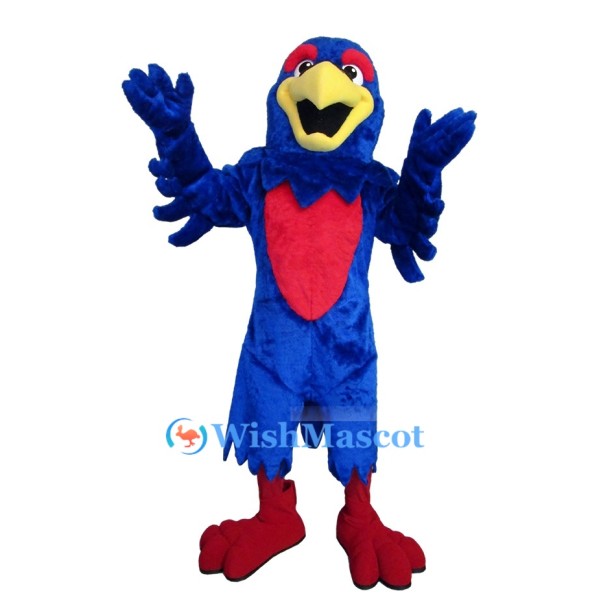 ‌Blue and Red Eagle Mascot Costume