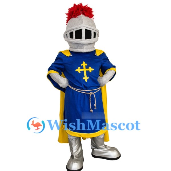 ‌Crusader Knight Mascot Costume