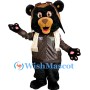Aviator Black Bear Mascot Costume