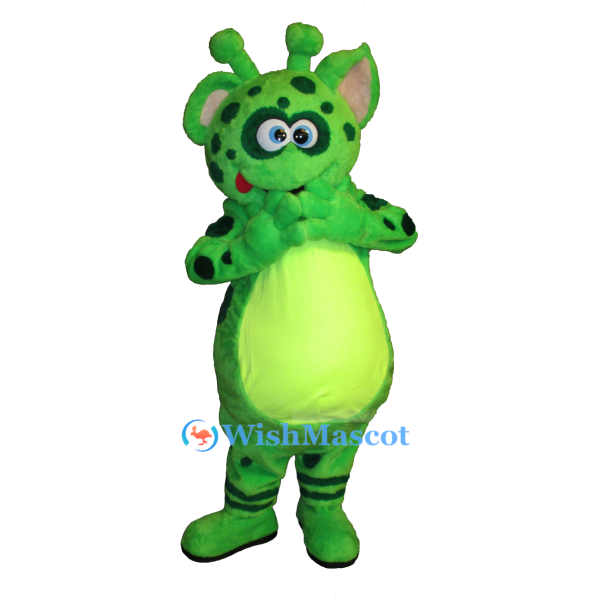Interesting Green Alien Mascot Costume