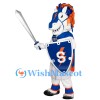 ‌Knightly White Horse Mascot Costume