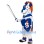 ‌Knightly White Horse Mascot Costume