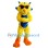 Power Yellow Wildcat Mascot Costume