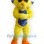 Power Yellow Wildcat Mascot Costume