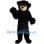 ‌Black Furry Bear Mascot Costume