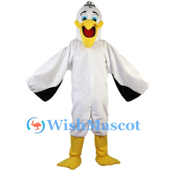 Breathable Seagull Mascot Costume
