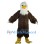 ‌Furry Bald Eagle Mascot Costume