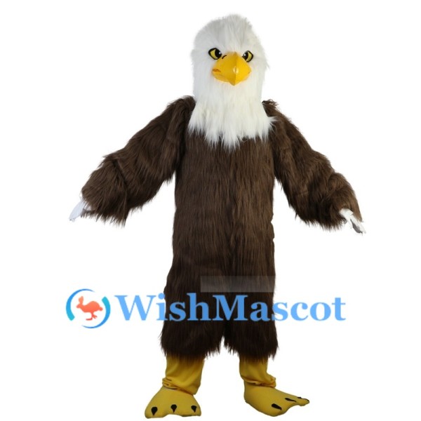 ‌Furry Bald Eagle Mascot Costume