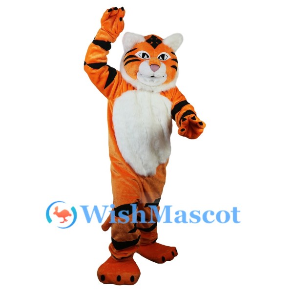 Energetic Tiger Mascot Costume