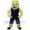 Muscle Yellow Bulldog Mascot Costume