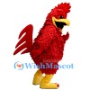Superb Red Rooster Mascot Costume