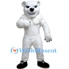 ‌Muscular Polar Bear Mascot Costume
