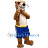 Cheerful Otter Mascot Costume