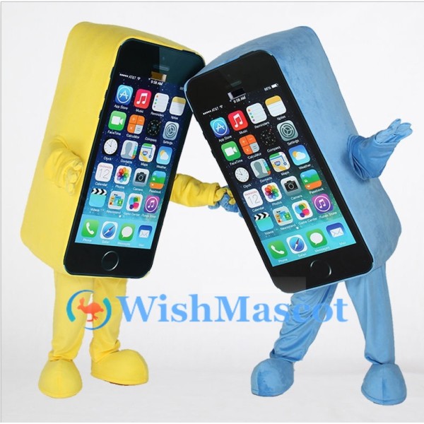 ‌Colorful Smartphone Mascot Costume