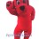 Clifford the Big Red Dog Mascot Costume