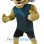 Ram Mascot Costume with Sports Outfit