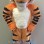 Superb Power Tiger Mascot Costume
