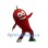 Cartoon Red Pepper Mascot Costume