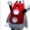 Red Rocket Mascot Costume