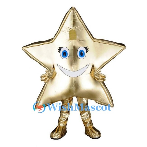 ‌Shiny Gold Star Mascot Costume