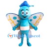 ‌Blue Butterfly Mascot Costume