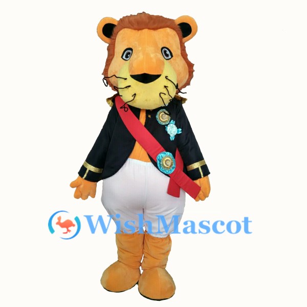 Royal Lion Mascot Costume