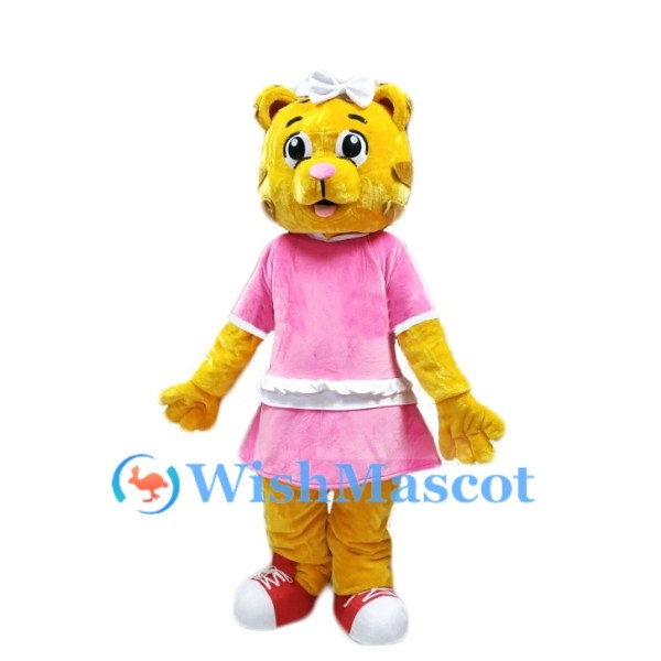 ‌Cute Tiger Girl Mascot Costume
