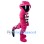 Muscle Red Snake Mascot Costume