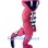 Muscle Red Snake Mascot Costume
