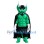 Muscle Green Devil Mascot Costume