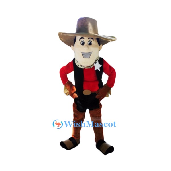 Western Cowboy Mascot Costume