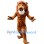 Happy Muscle Lion Mascot Costume
