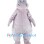 ‌Cute Gray Hippo Mascot Costume