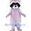 Cute Gray Raccoon Mascot Costume