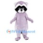 Cute Gray Raccoon Mascot Costume