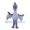 ‌Cute Purple Pterosaur Mascot Costume
