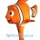 Orange Clownfish Mascot Costume